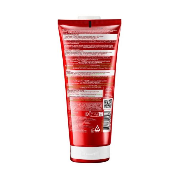 Dercos - Collagen Filler 17 après-shampooing ultra-réparateur 200ml