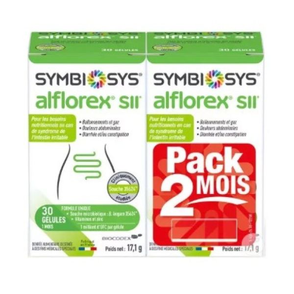 Alflorex SII pack de 2mois 30 gélules x 2