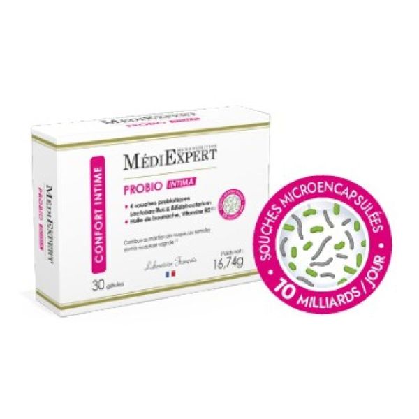 Mediexpert - Probio intima confort intime 30 gélules