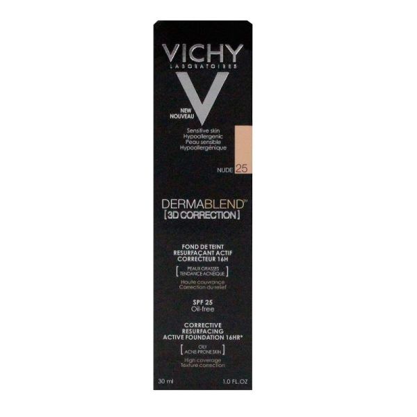 Vichy fond de teint 3D correction 25 nude (16 h)