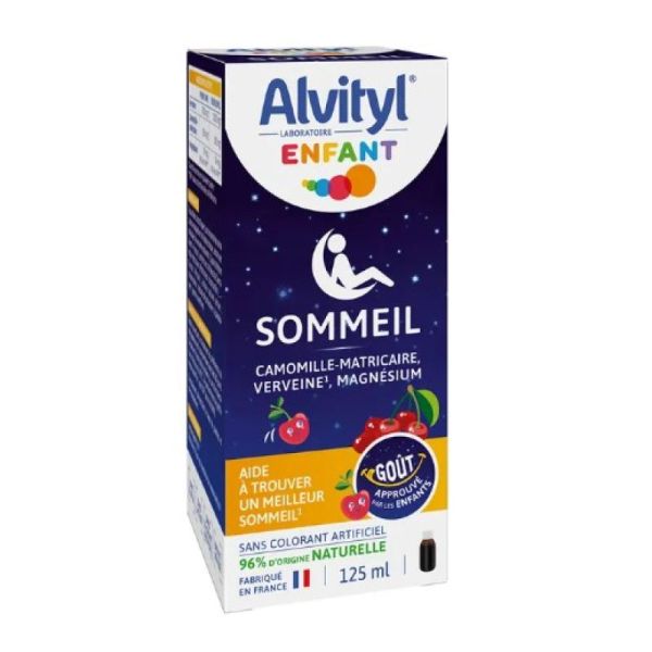 Sirop sommeil enfant camomille-matricaire , verveine , magnésium 125ml