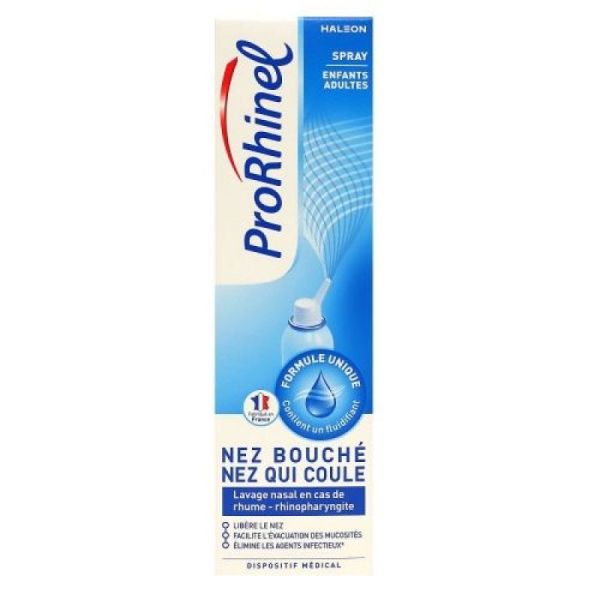 Prorhinel spray nasal antiseptique (100 ml) pour adultes et enfants à partir de 6 ans