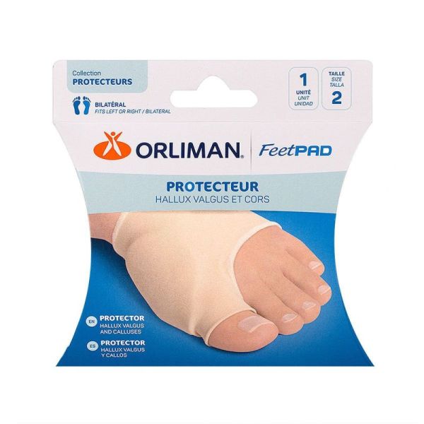 Feetpad 1 protecteur hallux valgus & cors taille 2