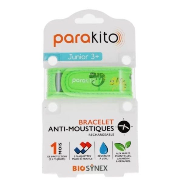 Parakito bracelet anti-moustiques caméléon junior rechargeable