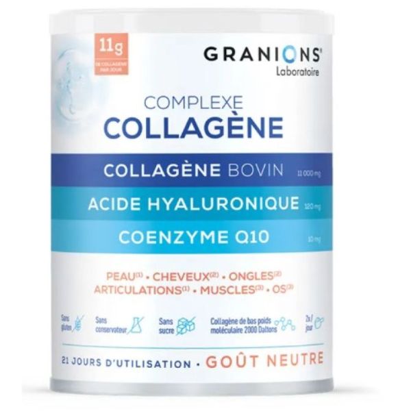Granions - Complexe Collagène BOVIN - goût neutre 242g
