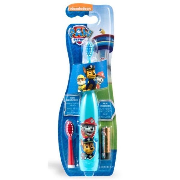 Pat patrouille brosse à dents éléctrique avec tête & pile incluse