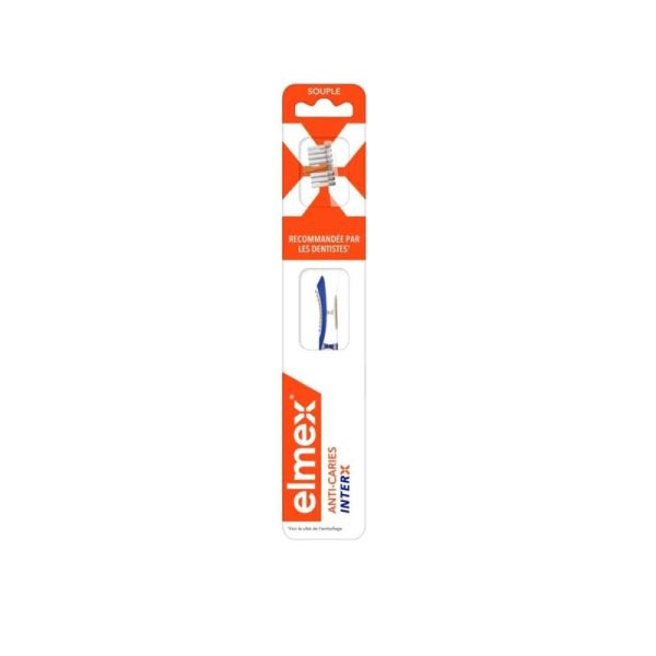Elmex - brosse à dents anti-caries INTERX souple