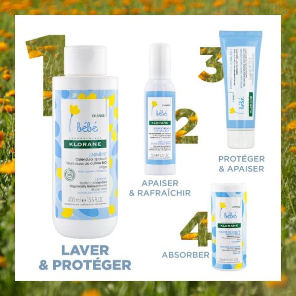 Klorane liniment bébé 400 ml