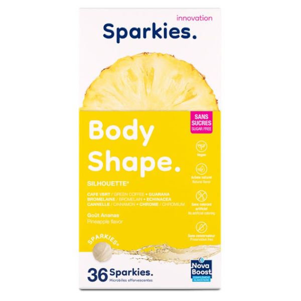 Nova Boost Sparkies complément alimentaire ananas (Bt36)