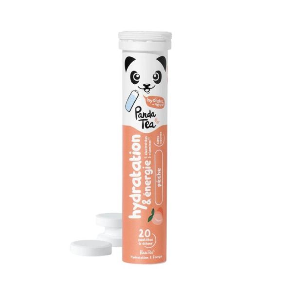 20 Pastilles Hydratation & Énergie - Pêche