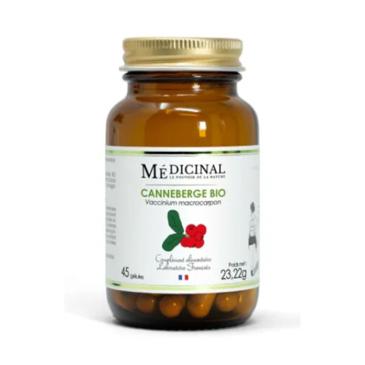 Complément Alimentaire Canneberge Bio Nutrition Pro - Confort Urinaire - 120 Gélules - Date 01/2026