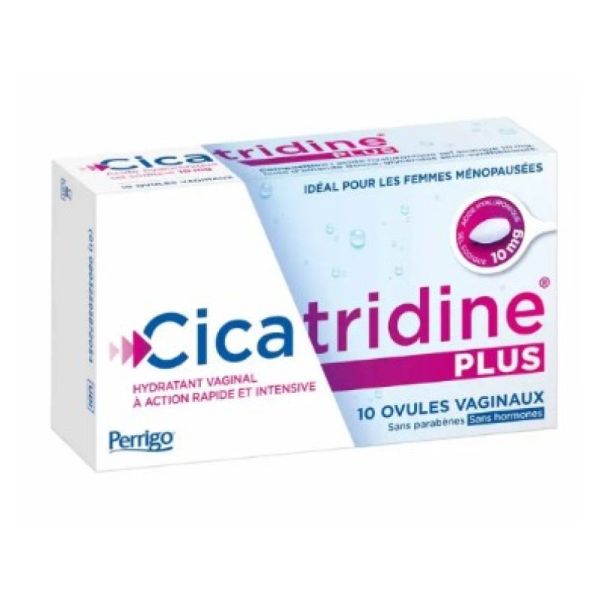 Cicatridine ovules vaginaux pour sécheresse vaginale (10 unités)