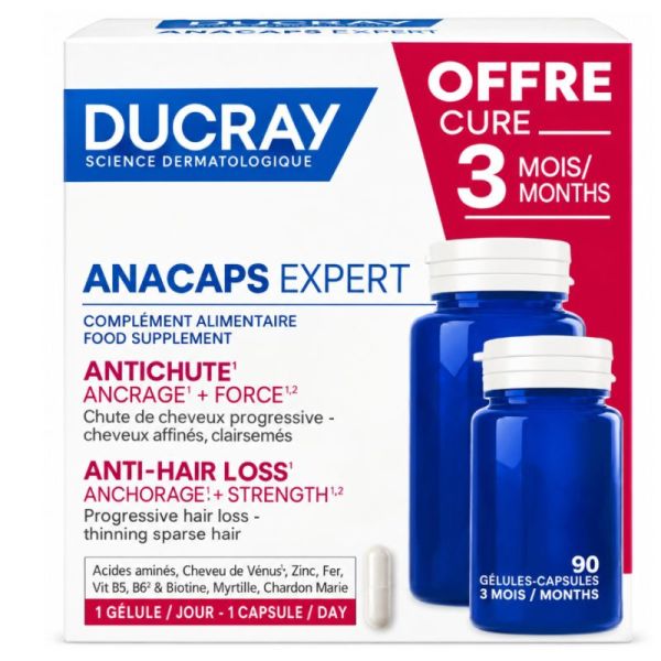 Anacaps EXPERT antichute cure de 3 mois x90 gélules