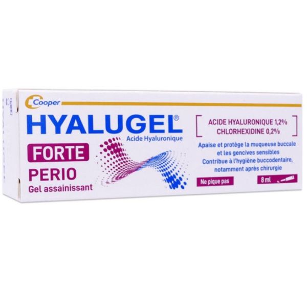 Hyalugel Forte gel assainissant (8 ml) pour gencives sensibles