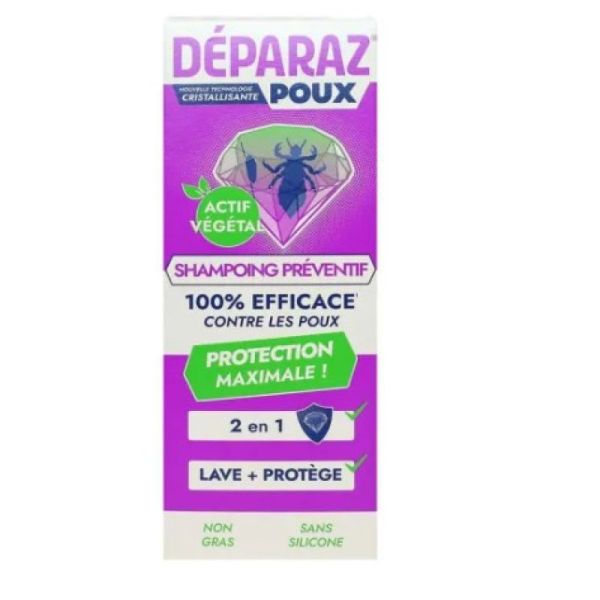 Shampoing préventif protection maximale 2en1 lave & protège 150ml