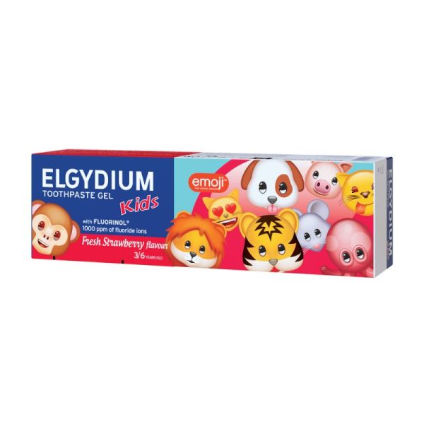 Elgydium gel dentifrice junior fraise givrée (3-6 ans)