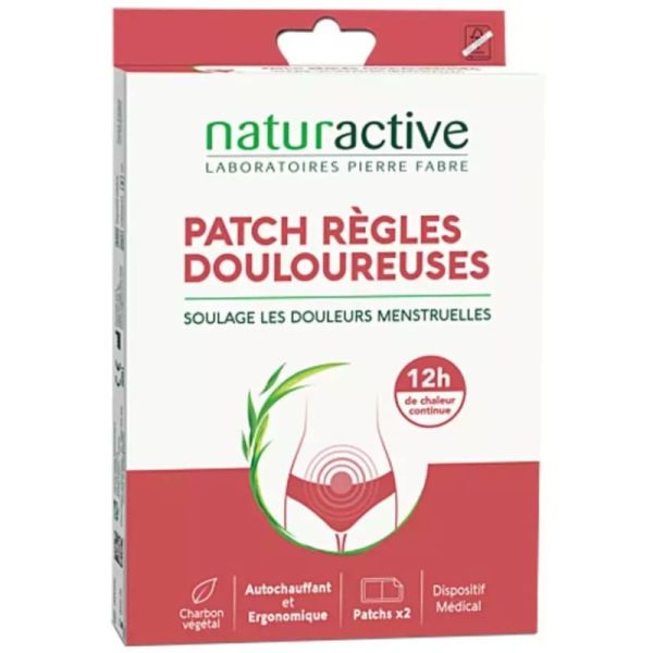 Patch règles douloureuses autochauffant et ergonomique x2