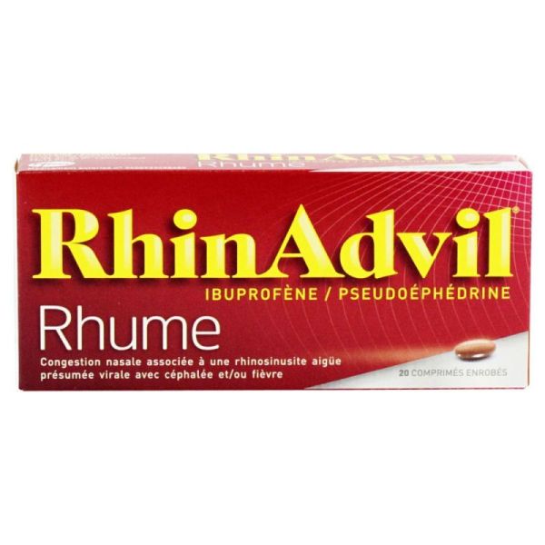Rhinadvil comprimés enrobés (20 unités)