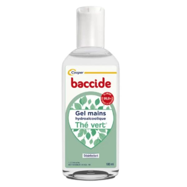 Baccide gel mains hydroalcoolique THE VERT 100ml