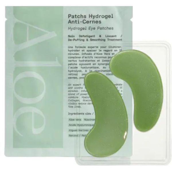 Aloe - Patchs hydrogel anti-cernes x2