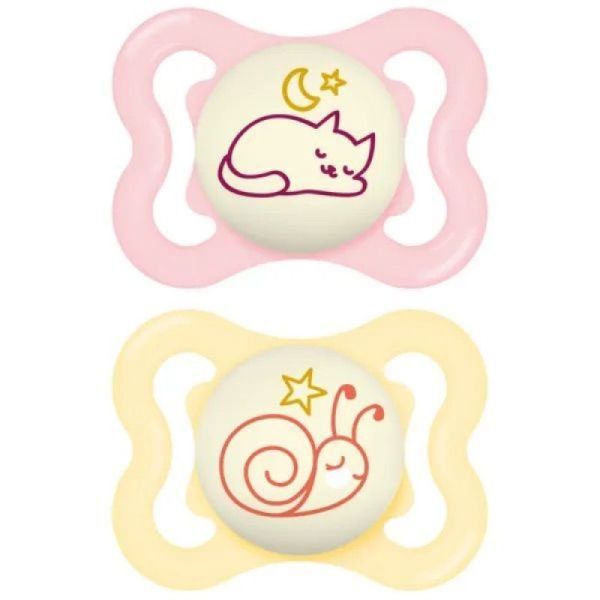 Sucettes Mam Supreme Nuit 2-6 mois x2