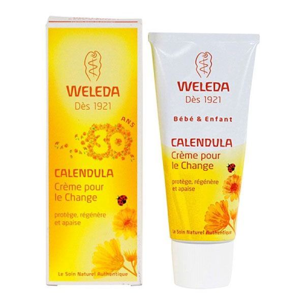 Weleda crème pour le change de bébé au calendula et camomille bio