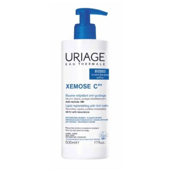 Uriage - baume Xemose C8+ baume relipidant anti-grattage 500ml