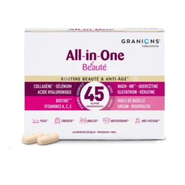 All-in-One routine beauté & anti-âge 60 comprimés ( programme 1 mois )