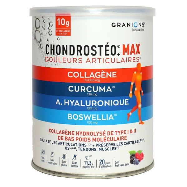 Chondrosteo Max douleurs articulaires fruits des bois 226g