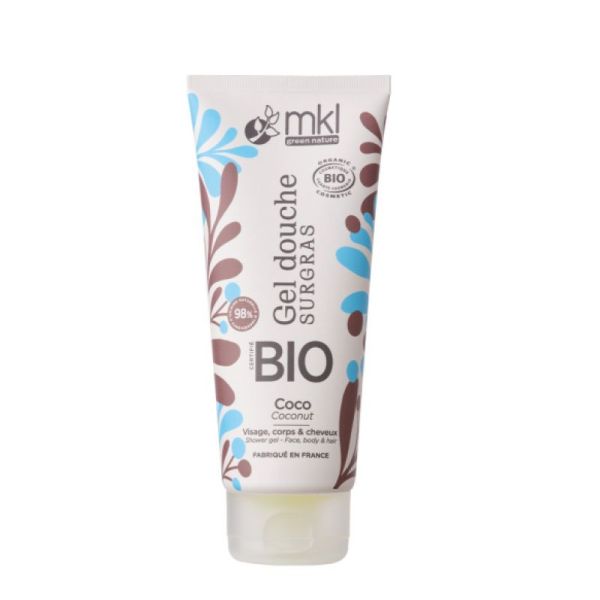 MKL gel douche bio à la noix de coco (200 ml)
