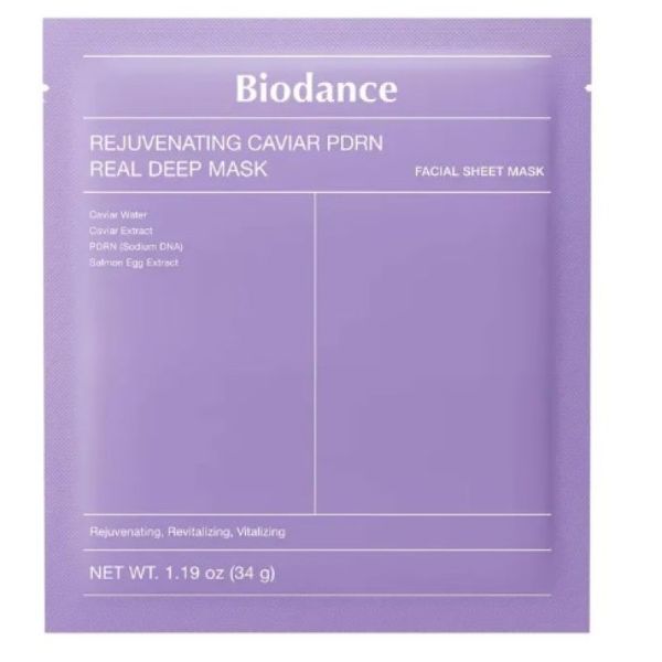 Biodance - Rejuvenating caviar pdrn real deep mask x4