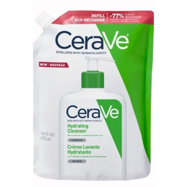 CeraVe - Crème lavante hydratante RECHARGE 473ml