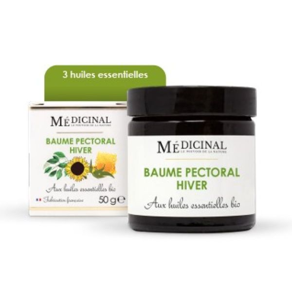 Medicinal - Baume pectoral hiver 50g aux huiles essentielles