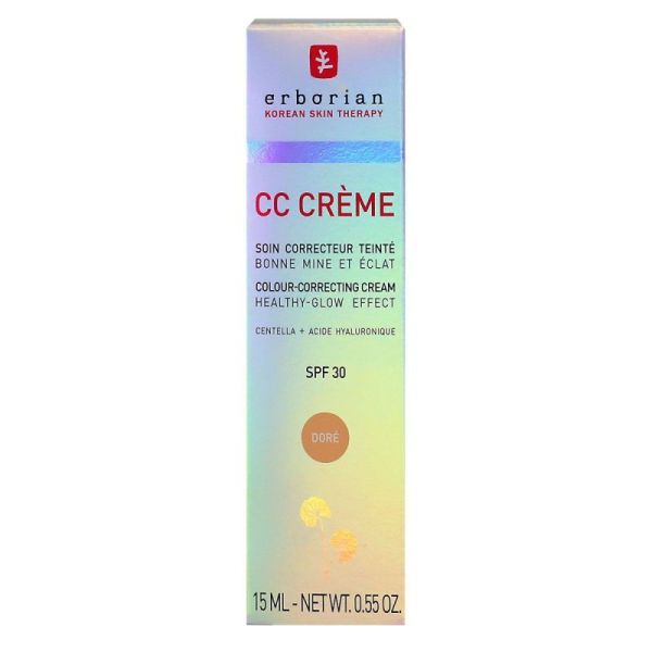 Erborian - CC Crème soin correcteur teinté Doré spf30 clair 15ml
