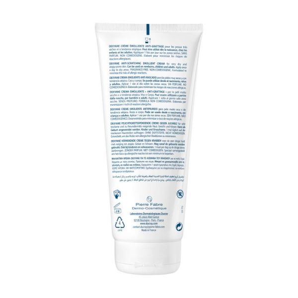 Ducray crème émolliente anti-grattage peaux très sèches (tendance atopique)