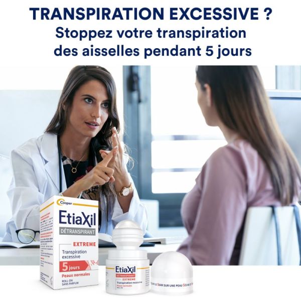 Etiaxil détranspirant aisselles peaux normales lot de 2