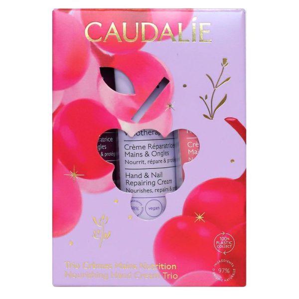 Caudalie - Trio crèmes main nutrition