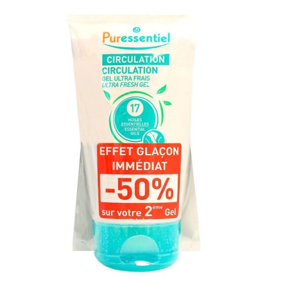 Gel circulation 17 huiles 2x125 ml (2ème produit à -50%)