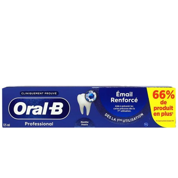 Oral-B - Émail Renforcé dentifrice protection & reminéralisation 125ml