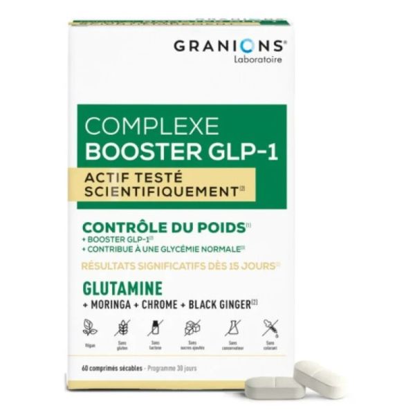 Complexe booster glp-1 contrôle du poids x60 comprimés sécables