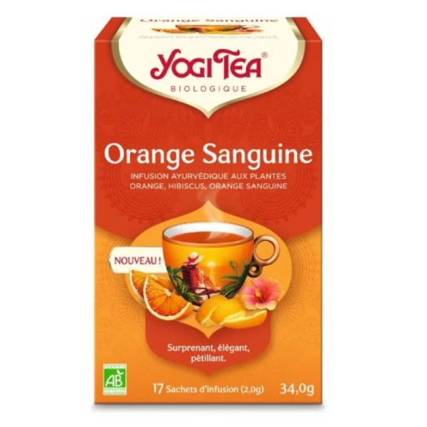 YogiTea - Sachets d'infusion Orange Sanguine x 17