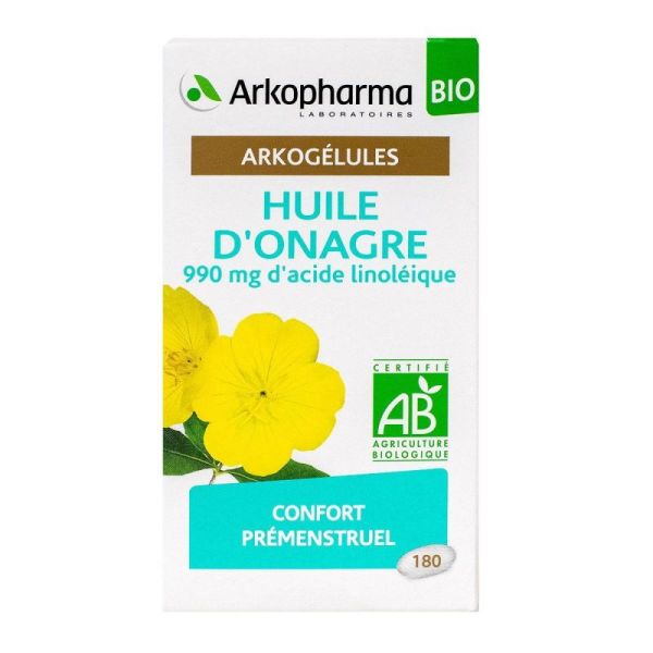 Arkopharma Arkogélules huile d'onagre bio (180 capsules)