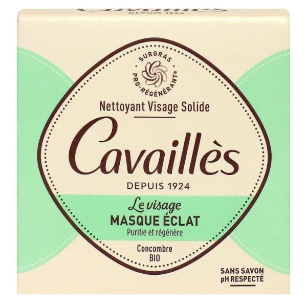 Rogé Cavaillès masque éclat lavant solide (70 g)