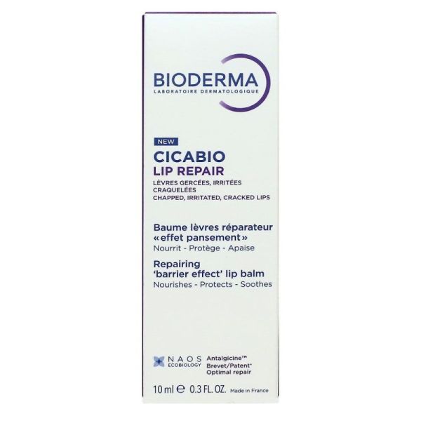 Bioderma Cicabio Lip Repair Baume réparateur (10 ml)