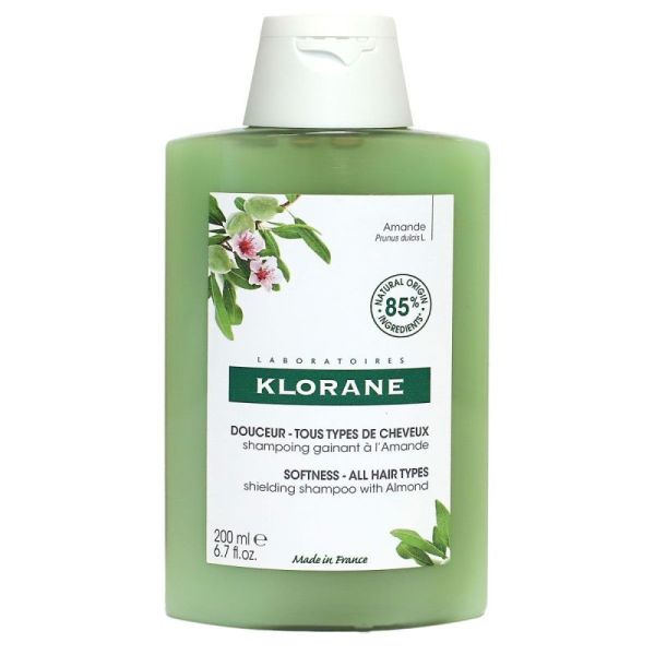 Klorane — Shampoing Gainant à l’Amande — Tous types de cheveux