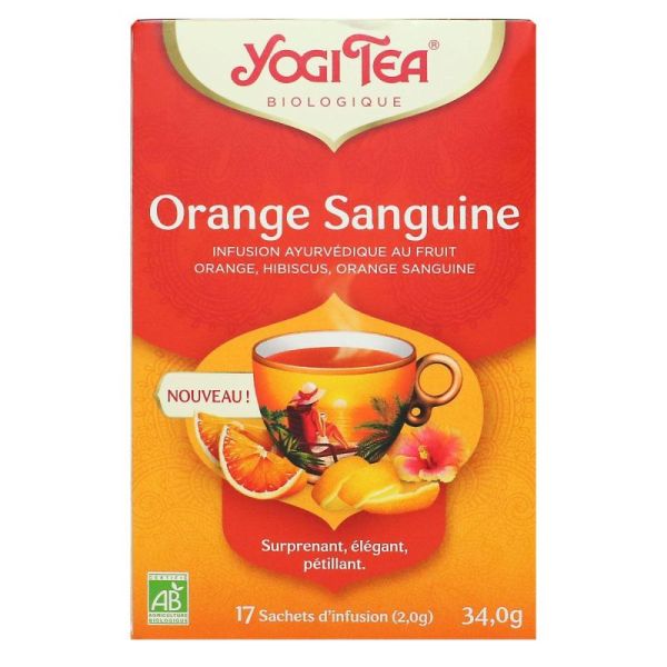 YogiTea - Sachets d'infusion Orange Sanguine x 17