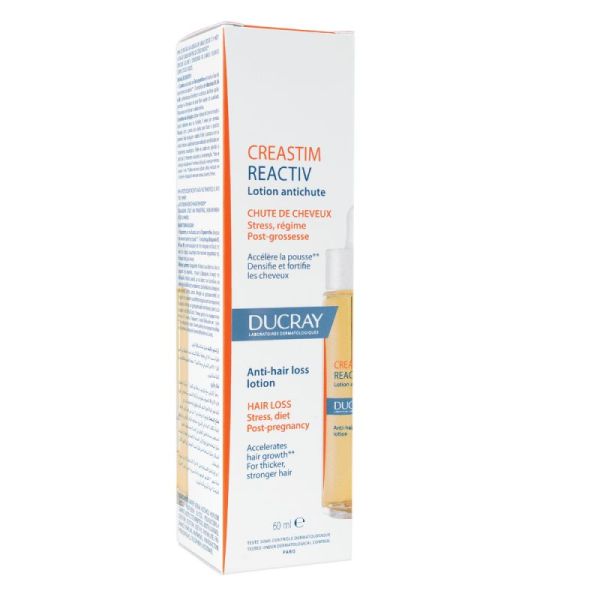 Ducray - Créastim - Lotion Antichute - Chute de cheveux Stress, fatigue, régime, post grossesse