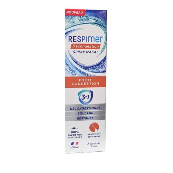 Respimer spray nasal forte congestion 3en1 100ml