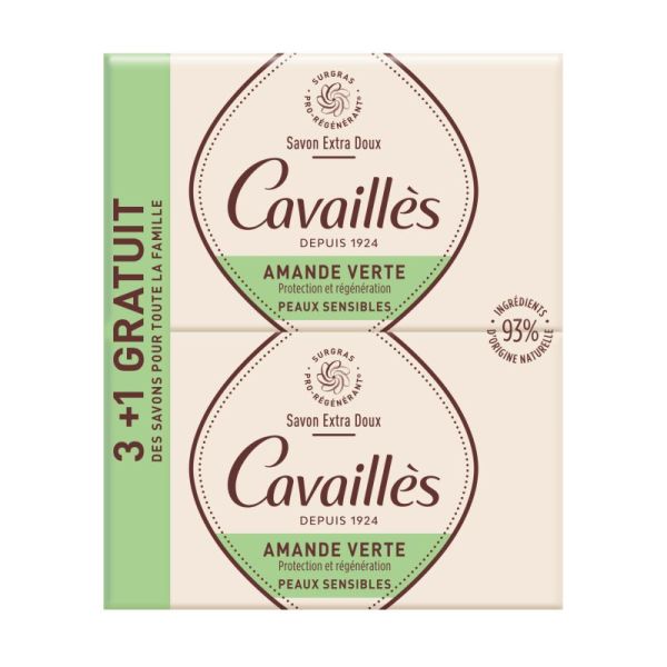 Rogé Cavaillès savon surgras extra-doux amande verte (31 g)