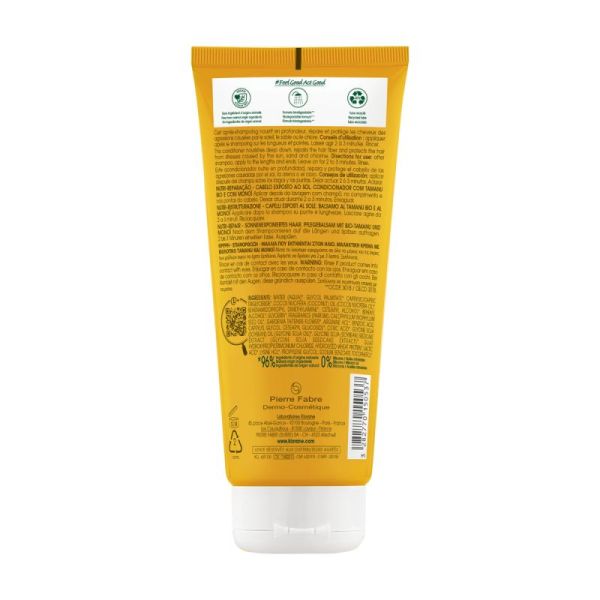 Klorane Baume riche réparateur - Cheveux exposés au soleil - Monoï & Tamanu BIO